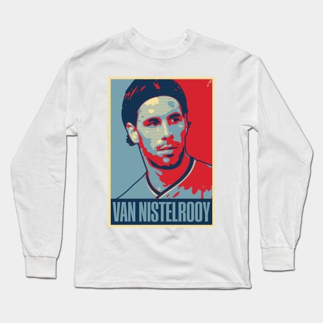 van Nistelrooy Long Sleeve T-Shirt by DAFTFISH